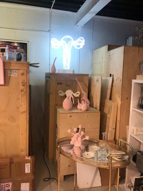 去philip Colbert 夫妻俩工作室参观，又激起做作品(图6)